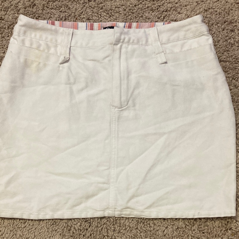 Dolce & Gabbana White Mini Skirt